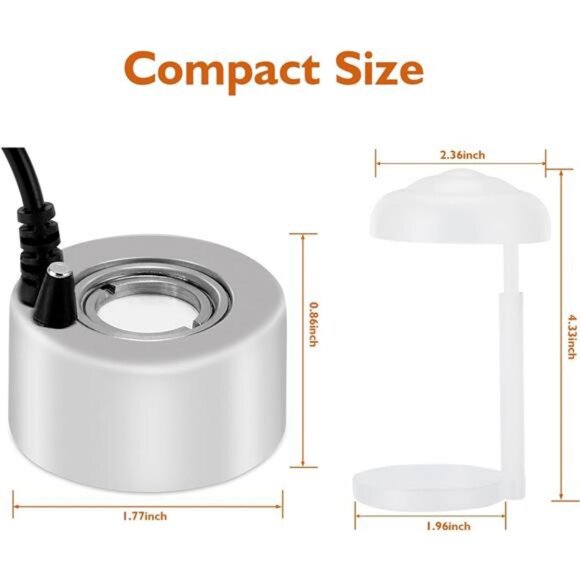 Mister Fogger Mist Generator Atomizer Air Humidifier, Mini Size Large Capacity - Picture 6 of 7